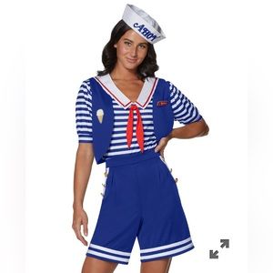 Adult Robin Scoops Ahoy Halloween Costume - Stranger Things